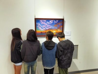第30回うしく現代美術展小中学校鑑賞会
